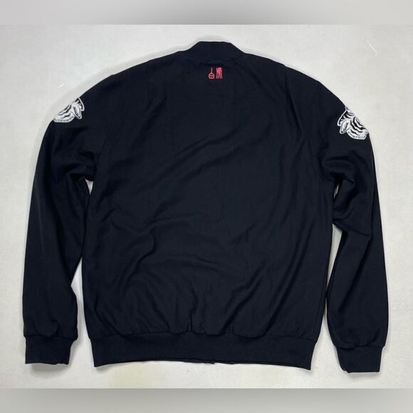 Adidas Juventus FC LNY Jacket Men Medium Black Soccer Futbol FQ6606 - Picture 5 of 10